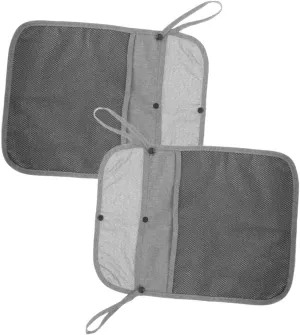Portable Baby Stroller Hanging Bag Mesh Side Sling Organizer Storage Bag for Diapers Bottles Toys