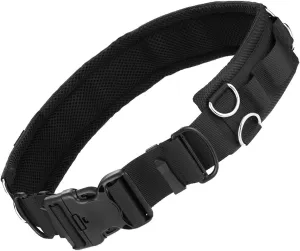 Powerextra Multifunction Outdoor Photography Adjustable Waist Strap Belt with D-rings for Hanging Tripod Lightweight Camera Bag Lens Pouch Flash Bag