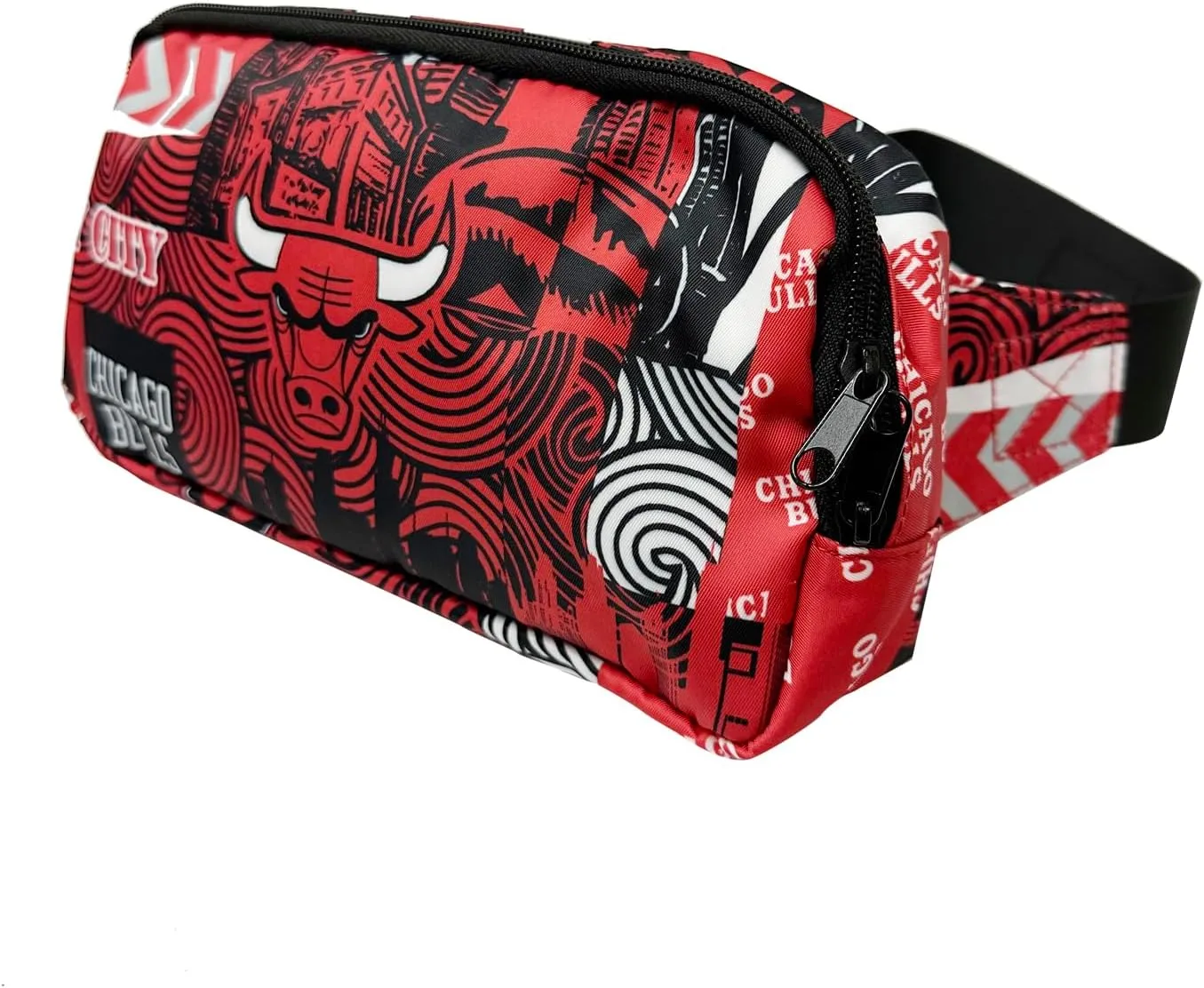 Pro Specialties Chicago Bulls Basketball Fanny Pack TM1872: Adult Bag (Street Series) Elevate Your Style with this Trendy Belt Bag - Ideal for Sports Enthusiasts. Perfect Waist Bag
