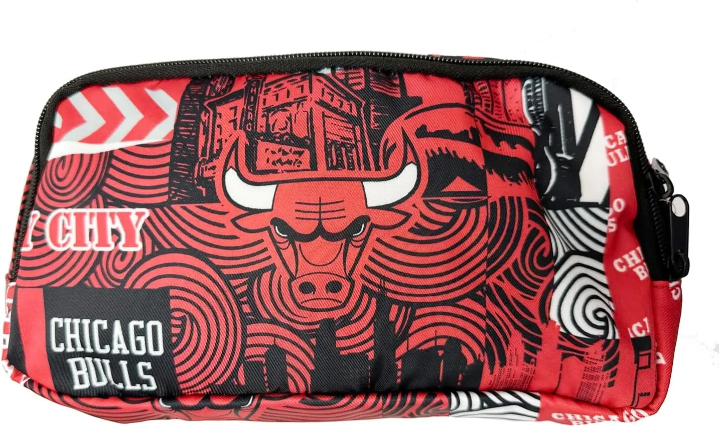 Pro Specialties Chicago Bulls Basketball Fanny Pack TM1872: Adult Bag (Street Series) Elevate Your Style with this Trendy Belt Bag - Ideal for Sports Enthusiasts. Perfect Waist Bag