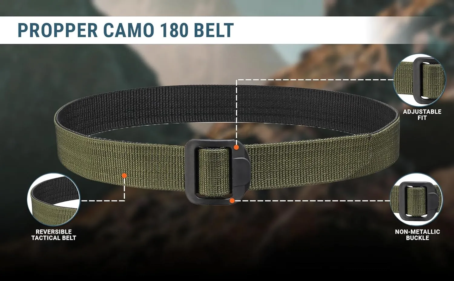 Propper Men's 180 Reversible Tactical Belt