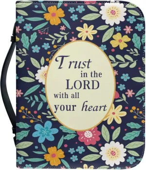 Pu Bible Cover for Women Portable Bible Bag and Totes with Internal Compartments