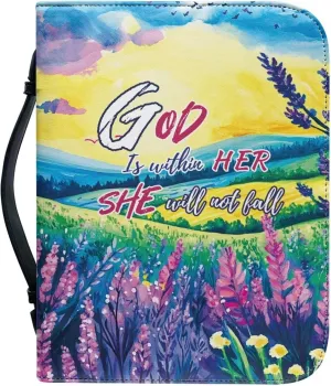 PU Leather Bible Covers for Girls Portable Bible Bags for Women Organizer