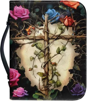 PU Leather Bible Covers for Girls Portable Bible Bags for Women Organizer