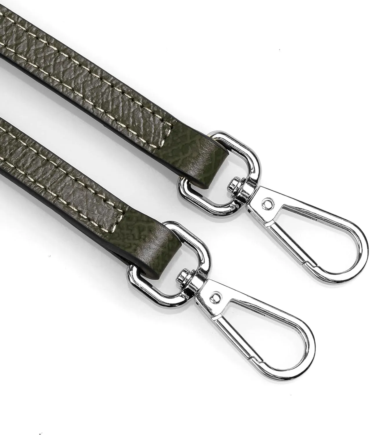 Purse Strap Crossbody Conversion Kit for Mini Handbag,Genuine Leather Shoulder Straps Replacement Adjustable for Bags(Forest Green-S)