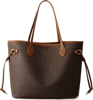 Queenoris Tote Bag for Women, Designer Fashion Purses Top Handle Satchel Large Capacity Classic Shoulder Bags