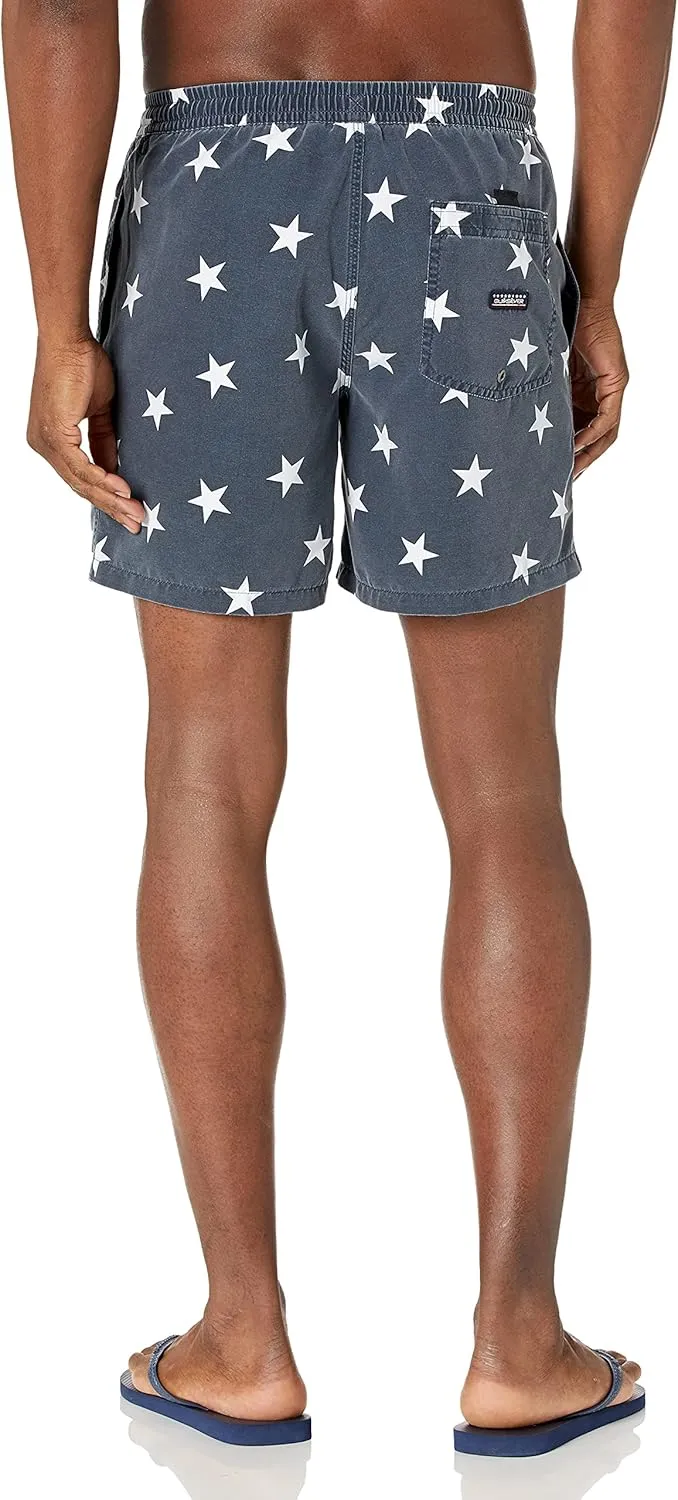 Quiksilver Men's Standard 17 Inch Elastic Waist Swim Trunk Bathing Suit Short
