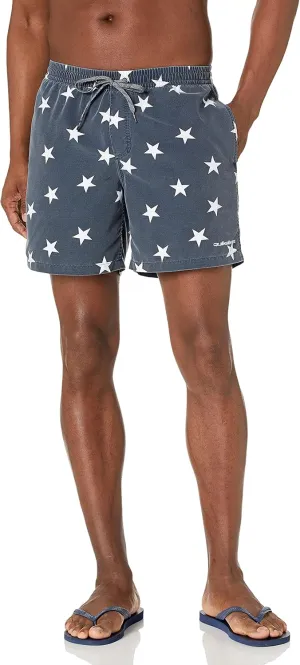 Quiksilver Men's Standard 17 Inch Elastic Waist Swim Trunk Bathing Suit Short