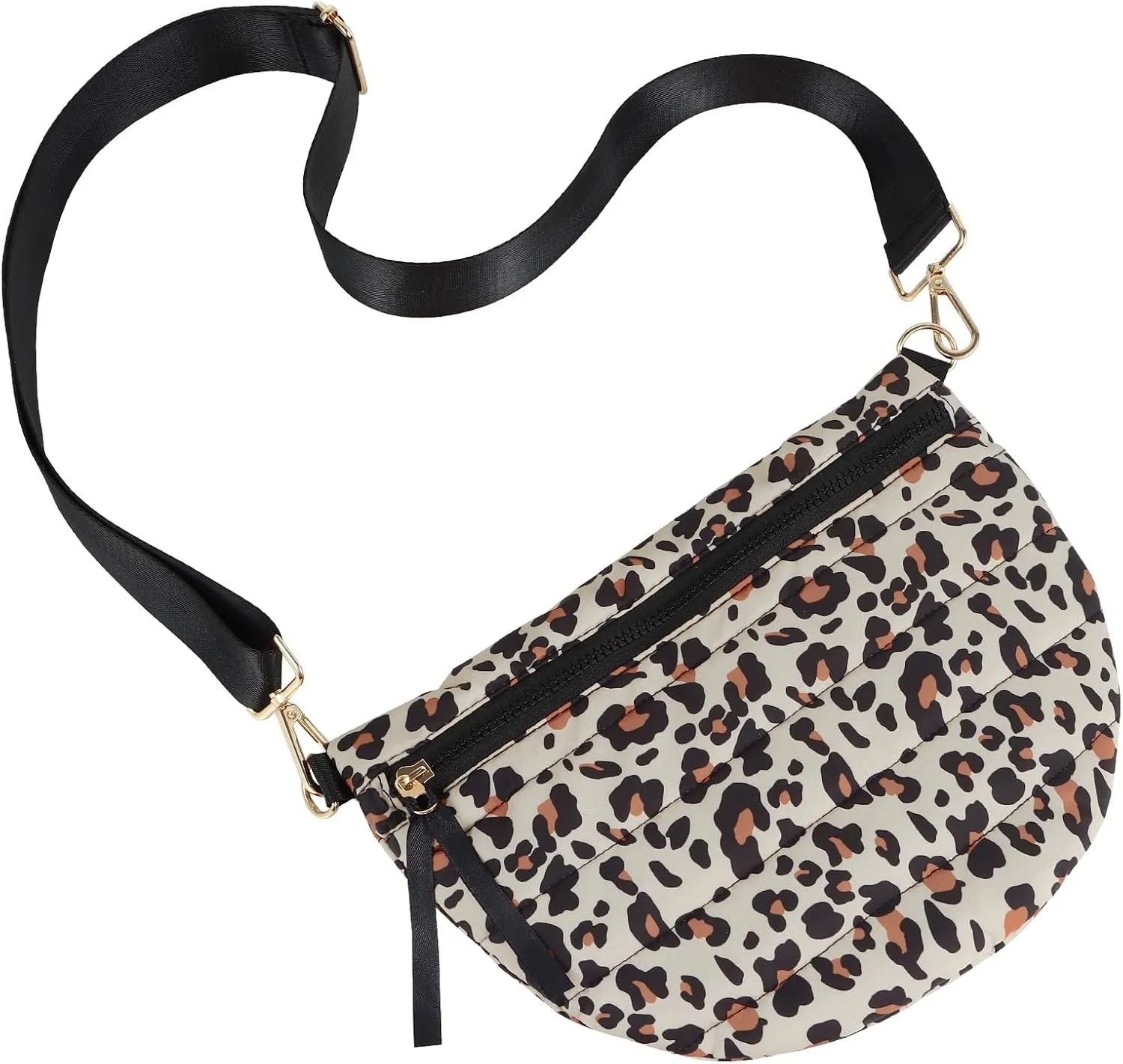 Quilted Puffer Belt Bag Puffy Sling Bag Fanny Pack Puffer Crossbody Bags Chest Belt Bum Waist Bag Purse Shoulder Bag for Women Gift