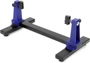 QWORK Adjustable Printed Circuit Board Holder Frame, PCB Holder Frame and Clamping Kit, 1 Set