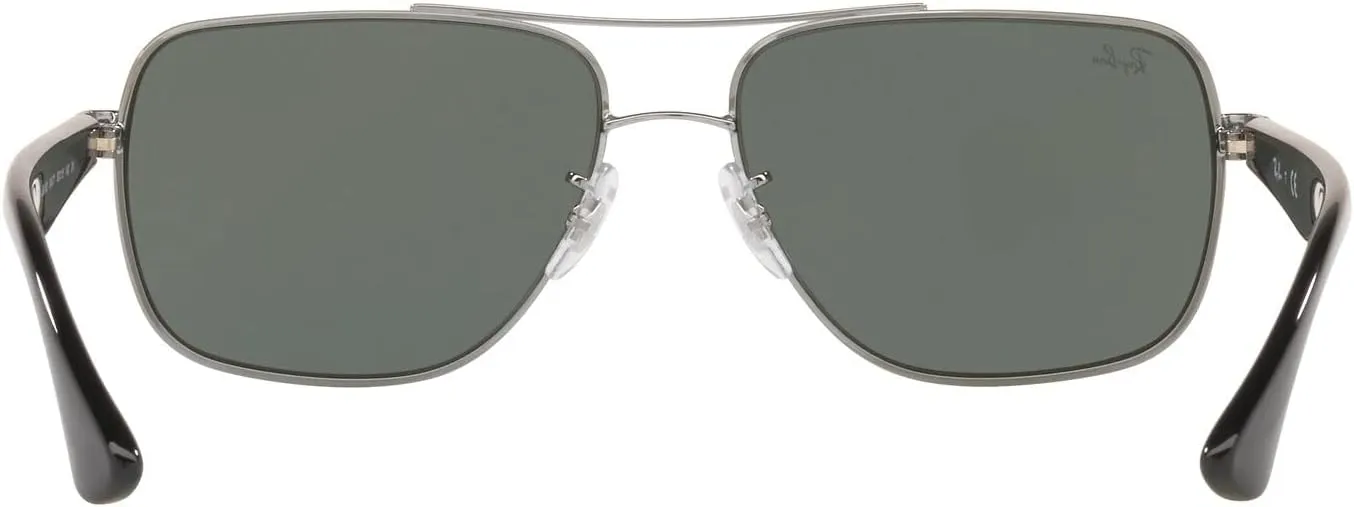 Ray-Ban Men's RB3483 Metal Square Sunglasses