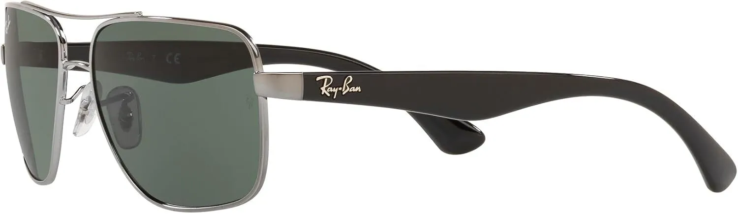 Ray-Ban Men's RB3483 Metal Square Sunglasses