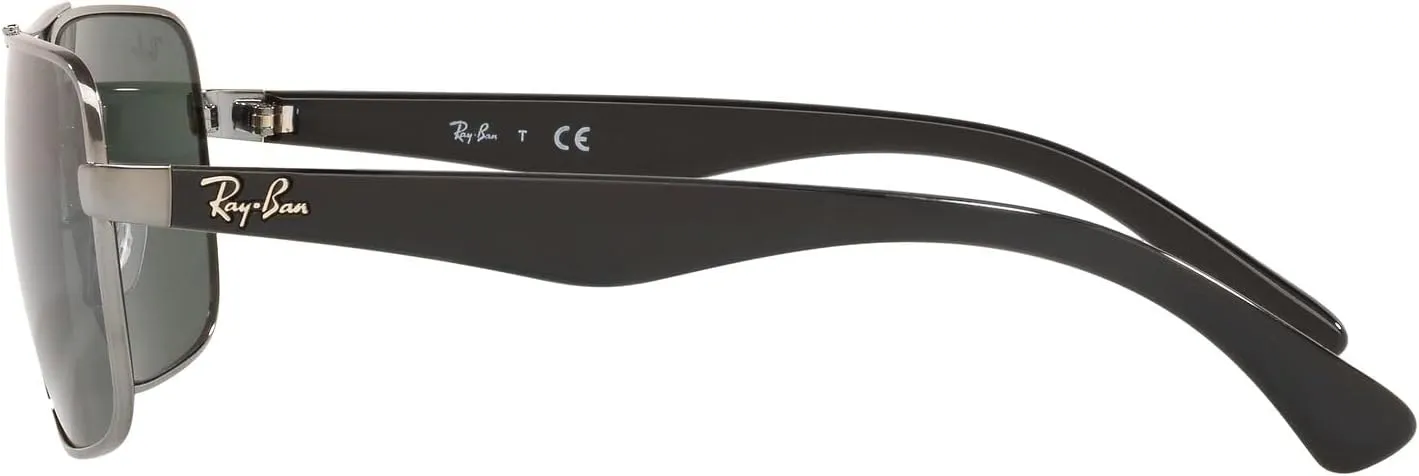 Ray-Ban Men's RB3483 Metal Square Sunglasses
