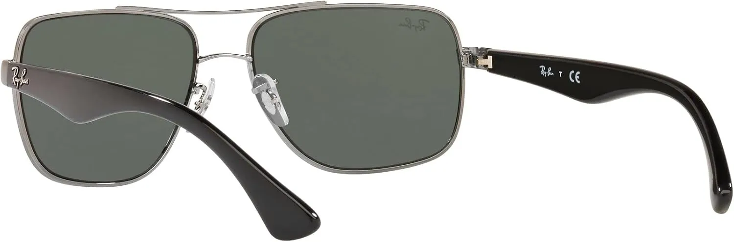 Ray-Ban Men's RB3483 Metal Square Sunglasses