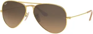 Ray-Ban RB3025 Metal POLARIZED Aviator Sunglasses For Men For Women   BUNDLE with Designer iWear Eyewear Care Kit