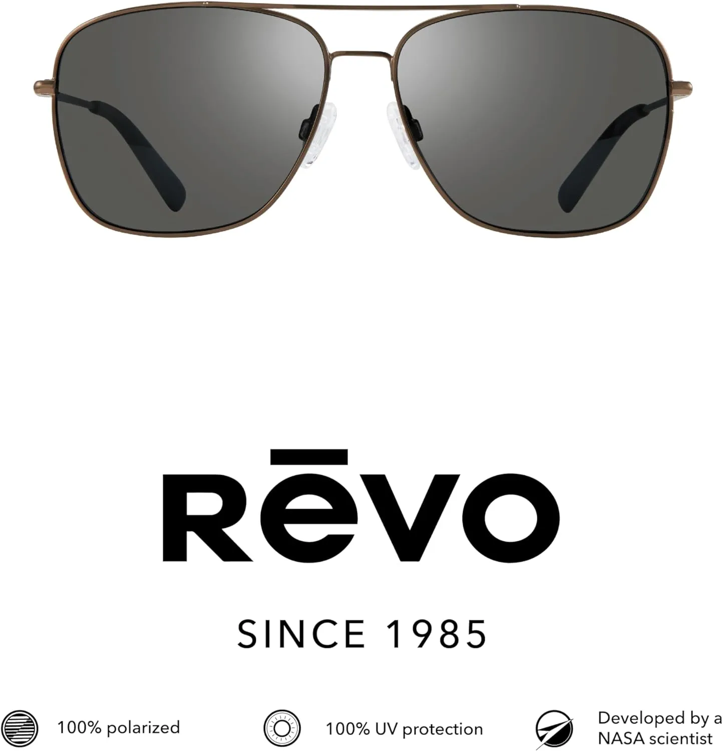 Revo Sunglasses Harbor: Polarized Lens Filters UV, Metal Navigator Frame