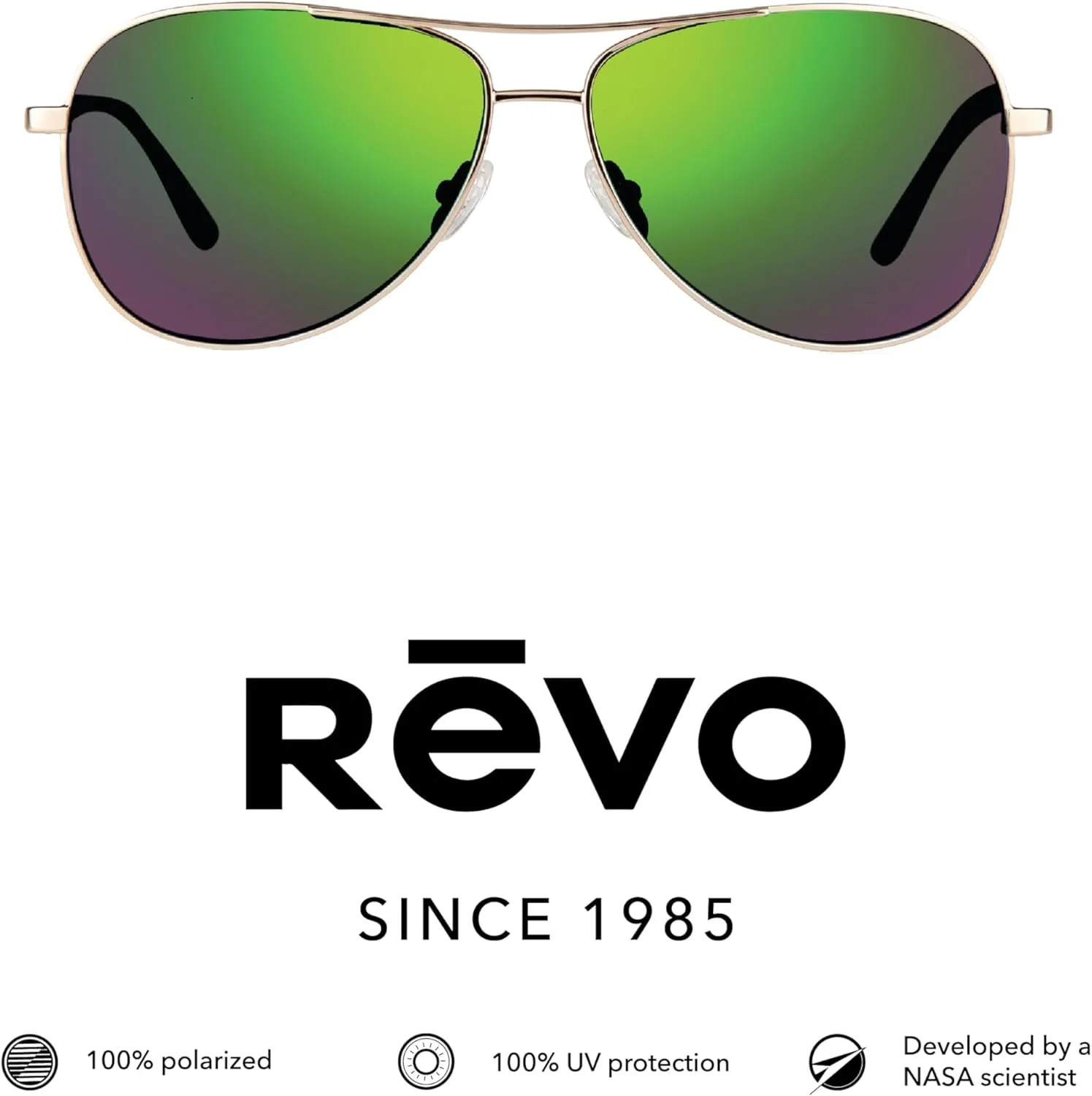 Revo Sunglasses Relay Petite: Women's Polarized Lens with Small Metal Aviator Frame