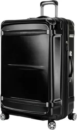 Ricardo Beverly Hills Rodeo Drive 2.0 Hardside 4 Wheel Spinner, TSA Lock, Lightweight Suitcase, Unisex, Stylish, Black, 28-Inch Checked-Large