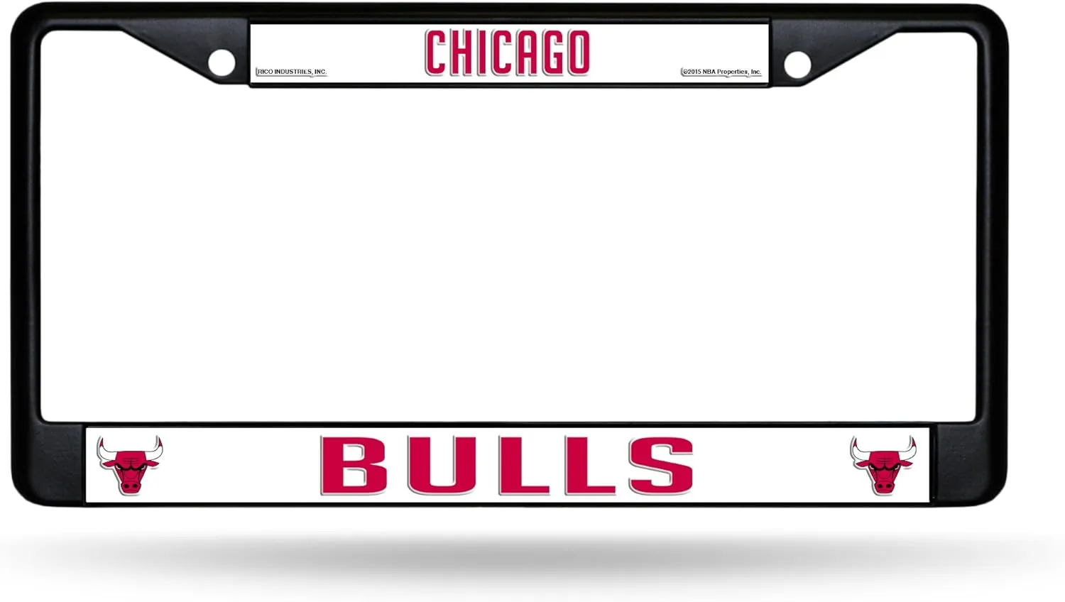 Rico Industries NBA Standard Chrome License Plate Frame
