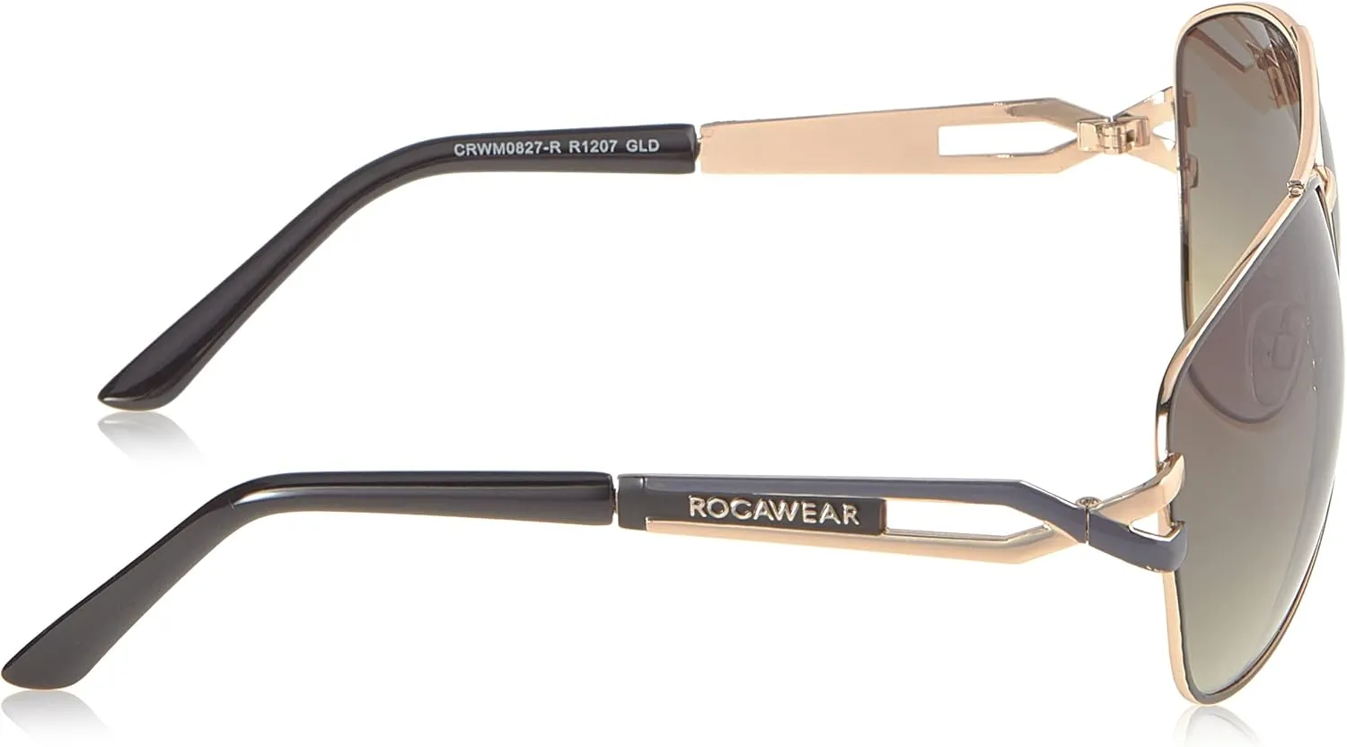 Rocawear R3281 Stylish Uv400 Protective Metal Shield Sunglasses. Gifts for Women with Flair, 142 Mm