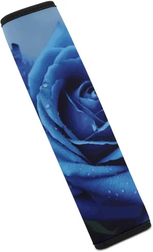 Romantic Blue Rose Auto Seat Belt Cover 1PCS Universal Car Seat Belt Shoulder Protector Pad, Protect Your Shoulders and Neck for Car Seat Belt, Shoulder Bag, Backpack