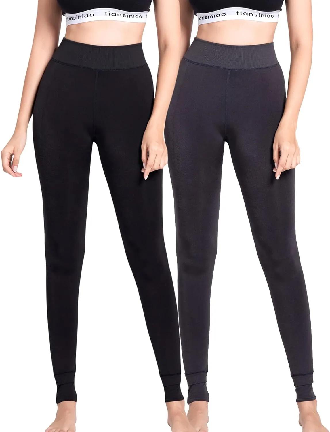 Romastory Winter Warm Leggings Women Elastic Thick Thermal Legging Pants Fleece Lined Tights