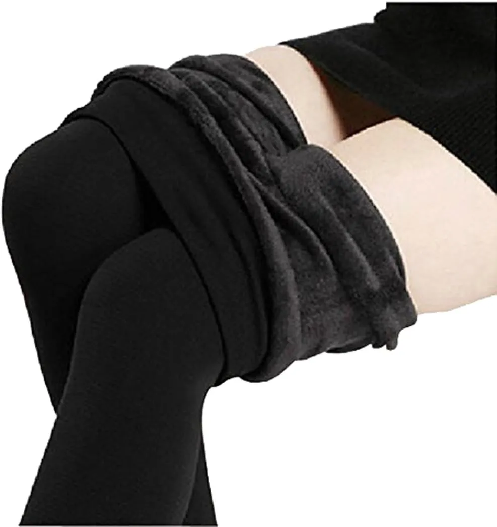 Romastory Winter Warm Leggings Women Elastic Thick Thermal Legging Pants Fleece Lined Tights