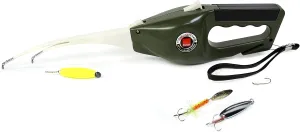 Ronco Pocket Fisherman All-in-One Portable Rod and Reel Combo Spin Casting Outfit, Foldable and Compact, Mini Tackle Box in Handle, Great for Kids and Adults