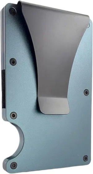 ROVE - Money Clip - RFID Blocking Aluminium Enhanced Minimalistic Compact Wallet (Sage Grey)
