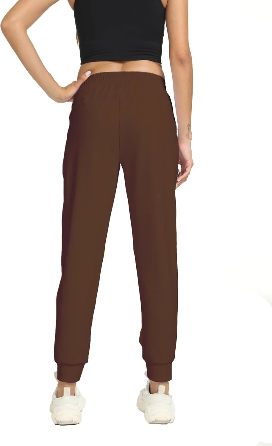Rrosseyz Women Lightweight Joggers Pants with Pockets, Quick Dry Athletic Workout Soft Pant for Gym Running