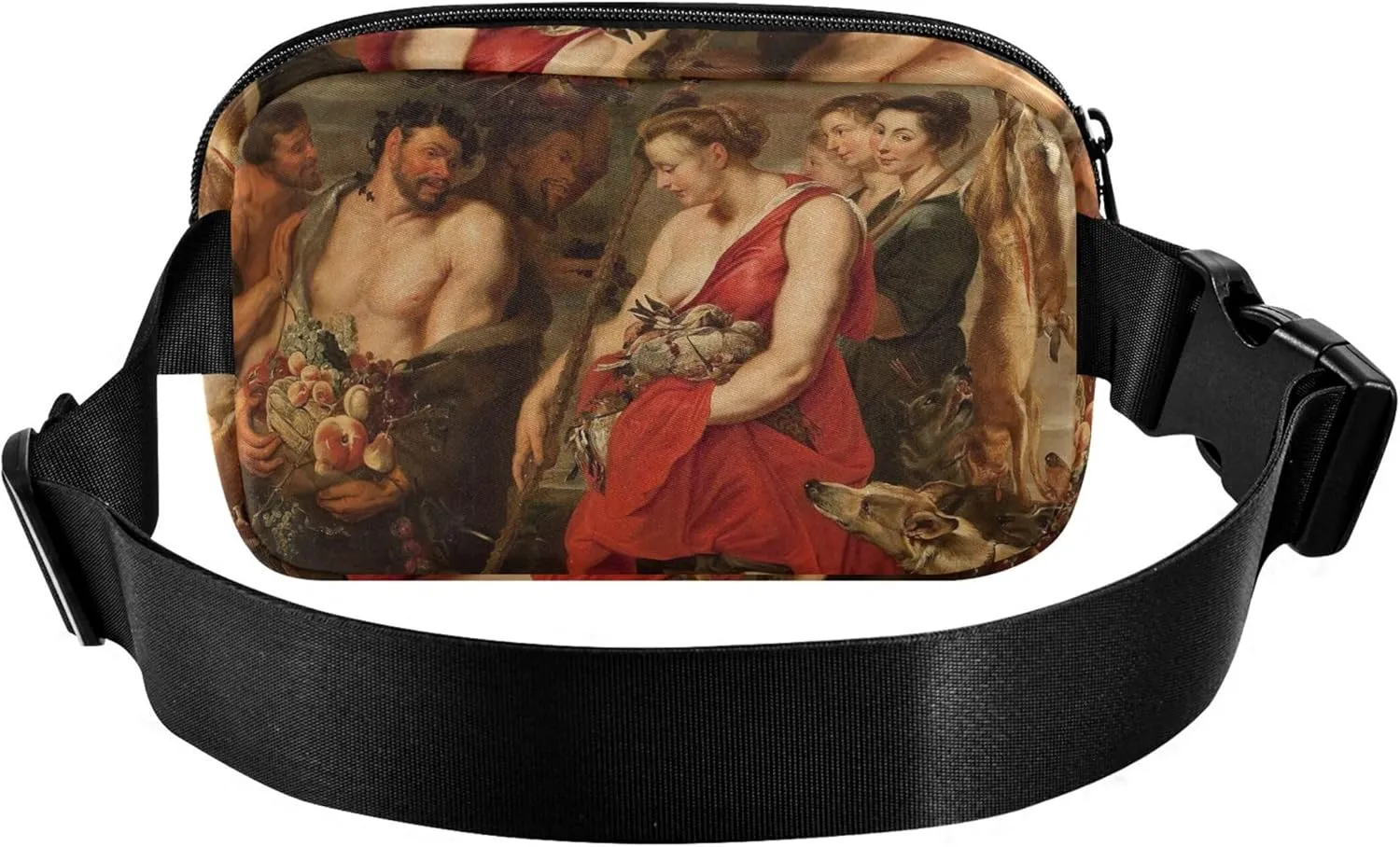 Rubens Painting Diana Hunt Waterproof Women Fanny Pack Belt Bag Hip Pouch Hiking Cross Body Waist Pack