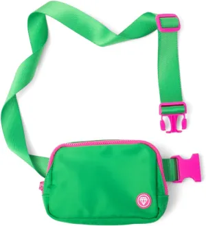 Rubina Anywhere Belt Bag | Crossbody Bag for Women | Unisex Hip Waist Pack for Hiking, Workout, Running, Traveling, Festivals | Chest Bag | Adjustable Strap | Palm Beach