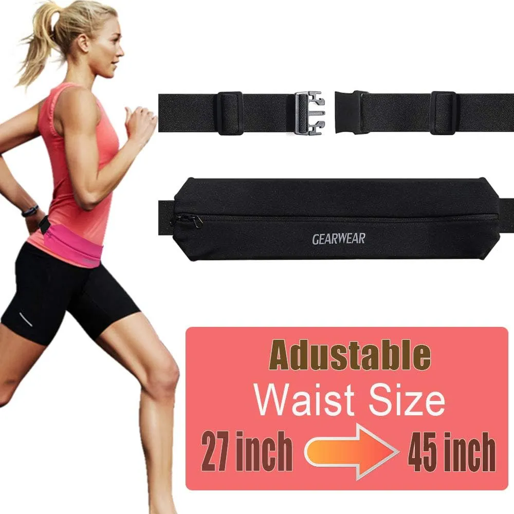 Running Phone Holder for Women and Men|Runner Running Belt Waist Band for Workout Fitness Walking Jogging Exercise Sport