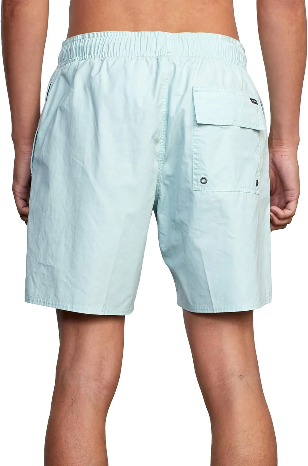 RVCA Men's Elastic Waist Boardshort, Featuring a Faux Fly & Pockets on the Side Seams.