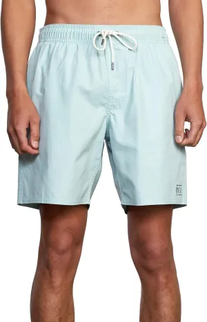RVCA Men's Elastic Waist Boardshort, Featuring a Faux Fly & Pockets on the Side Seams.