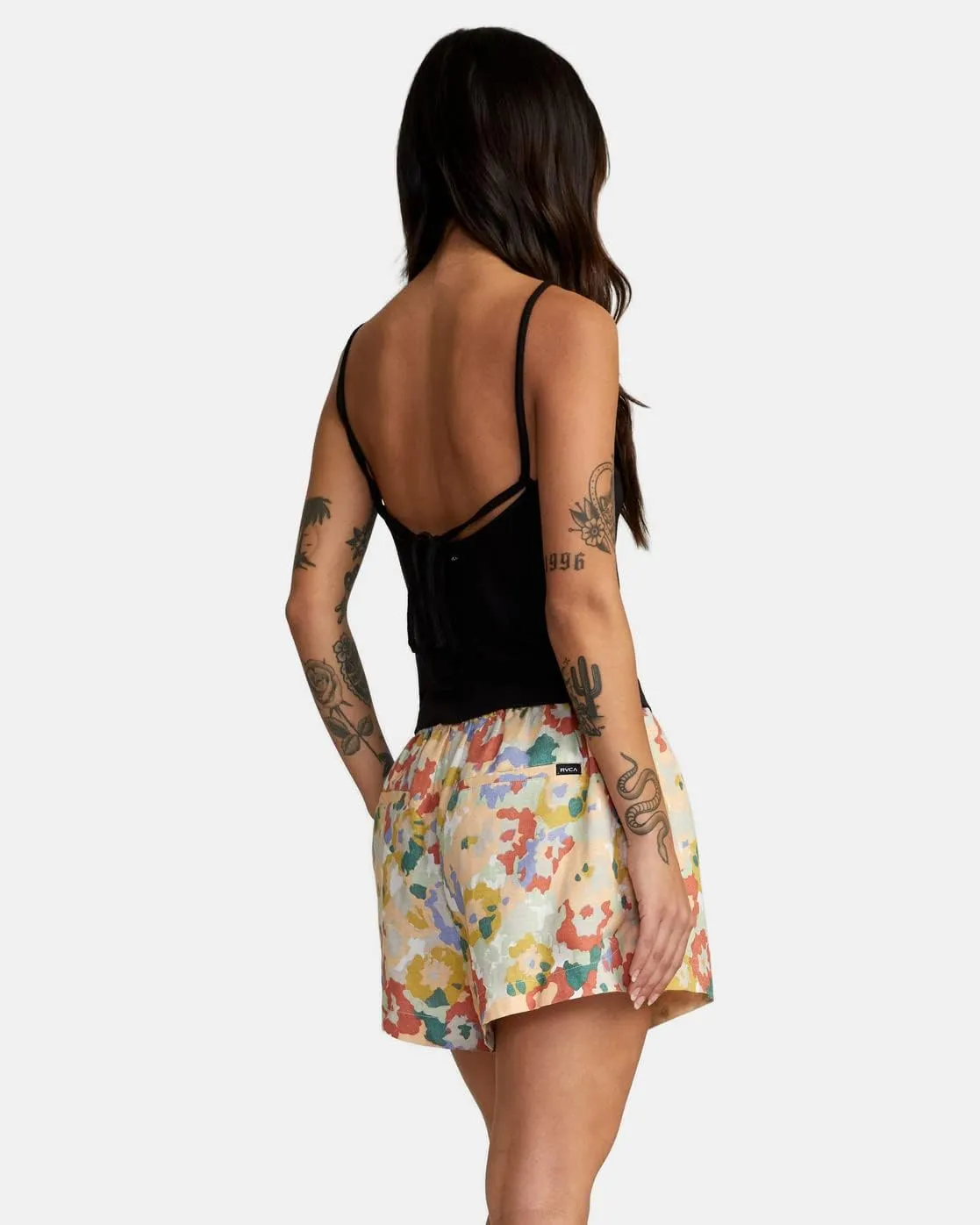 RVCA Women's Elastic Waist Shorts