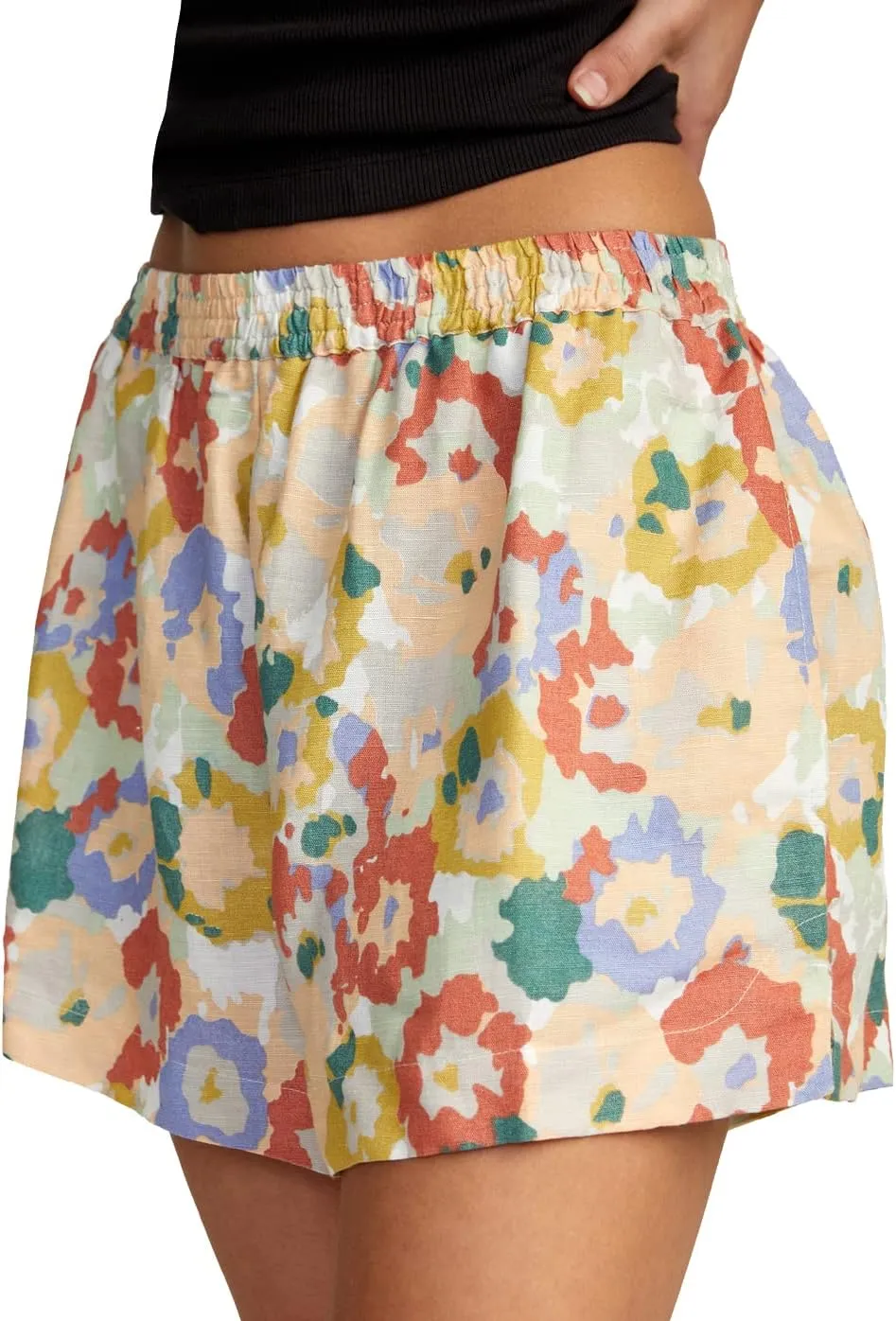 RVCA Women's Elastic Waist Shorts