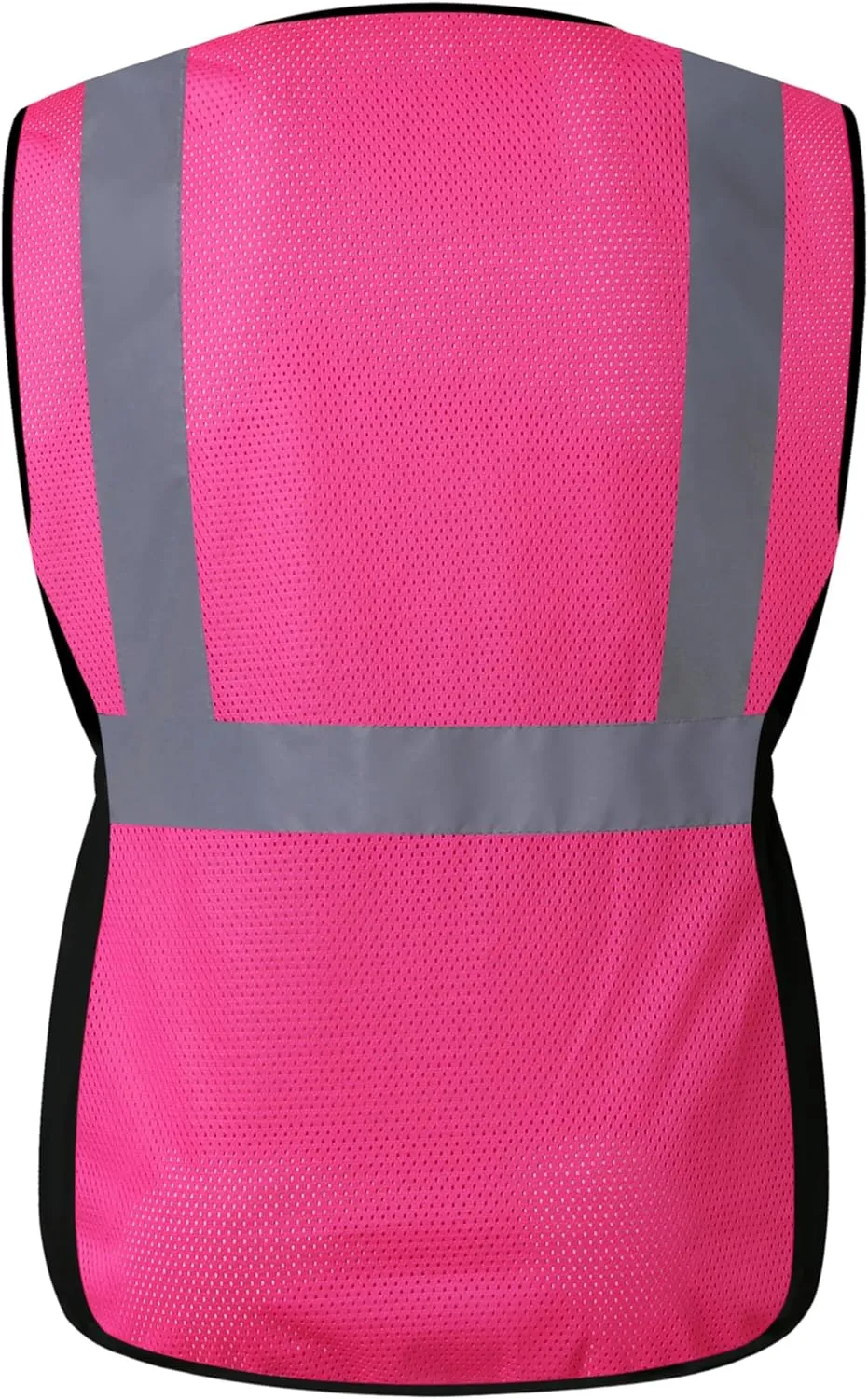 Safety Vest for women, Hi vis Reflective Lady Work vest With 9 Multi Pocket And Zipper