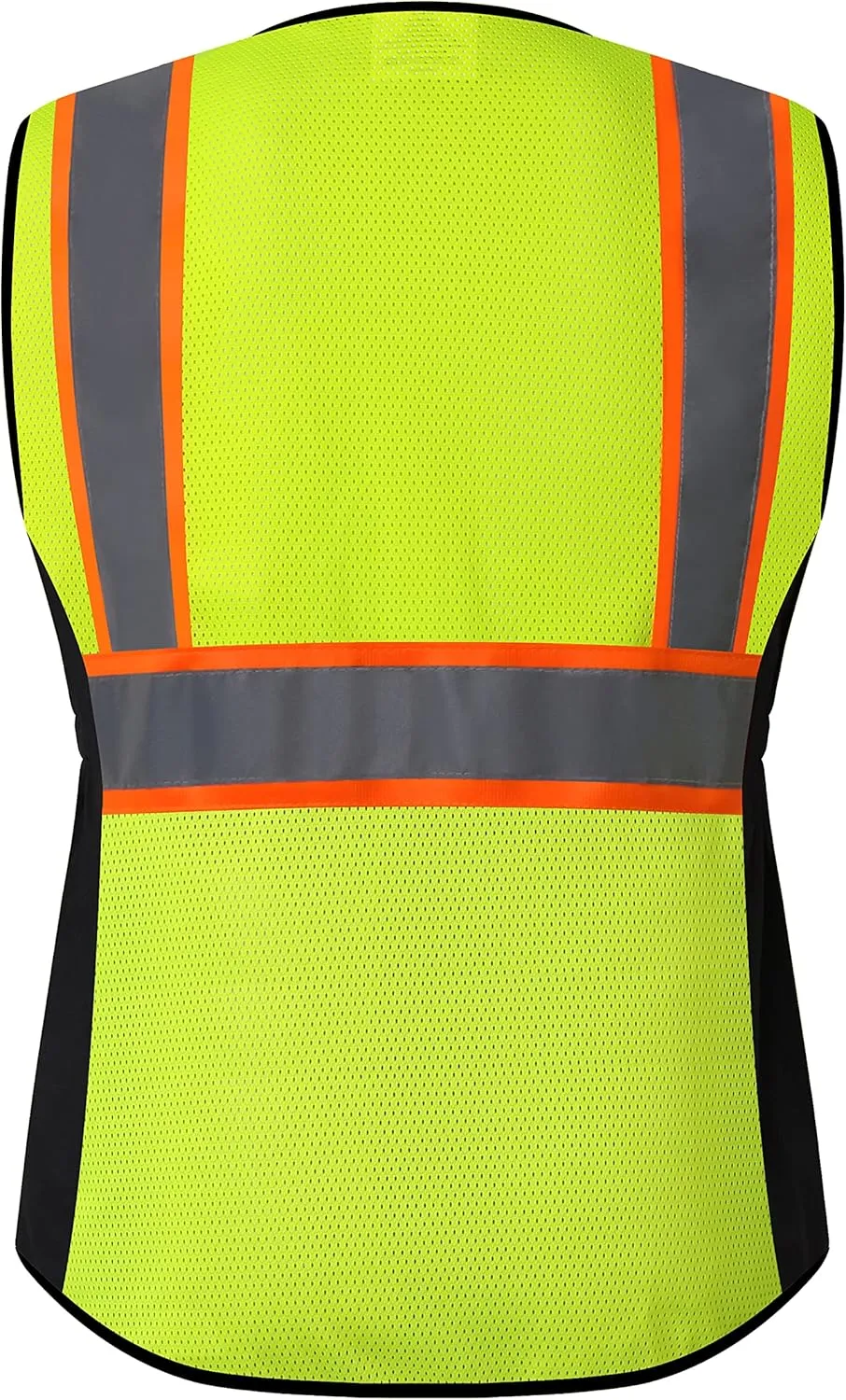 Safety Vest for women, Hi vis Reflective Lady Work vest With 9 Multi Pocket And Zipper