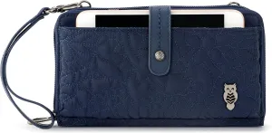 Sakroots Artist Circle Smartphone Crossbody in Eco Twill, Detachable Wristlet Strap