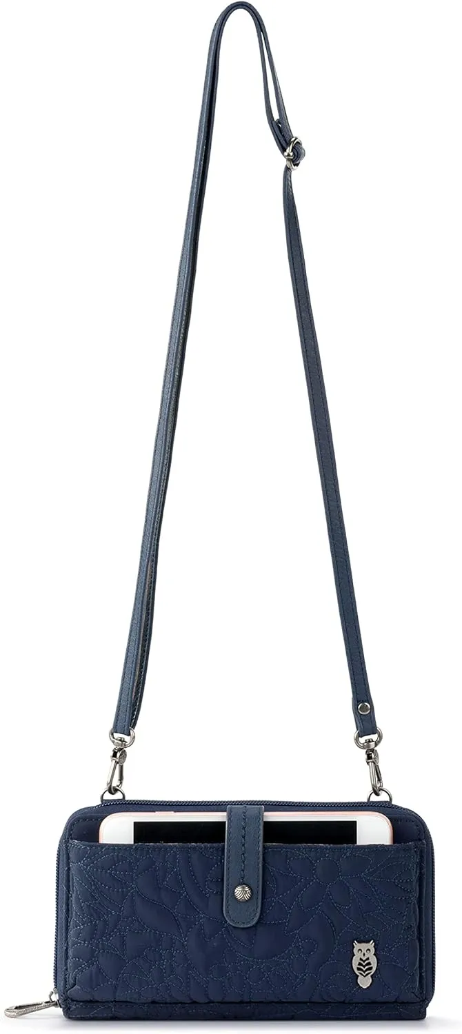 Sakroots Artist Circle Smartphone Crossbody in Eco Twill, Detachable Wristlet Strap