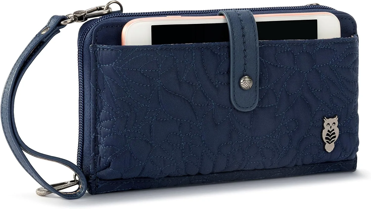 Sakroots Artist Circle Smartphone Crossbody in Eco Twill, Detachable Wristlet Strap
