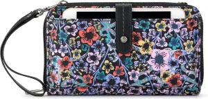 Sakroots Artist Circle Smartphone Crossbody in Eco Twill, Detachable Wristlet Strap
