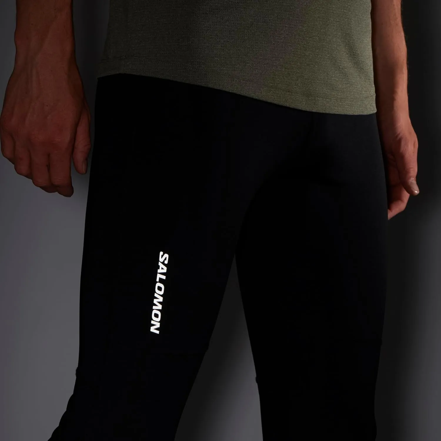 Salomon Men's Standard Cross Run Tight for Trail Running