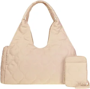 Samantha Brown To-Go Quilted Travel Hobo with Crossbody