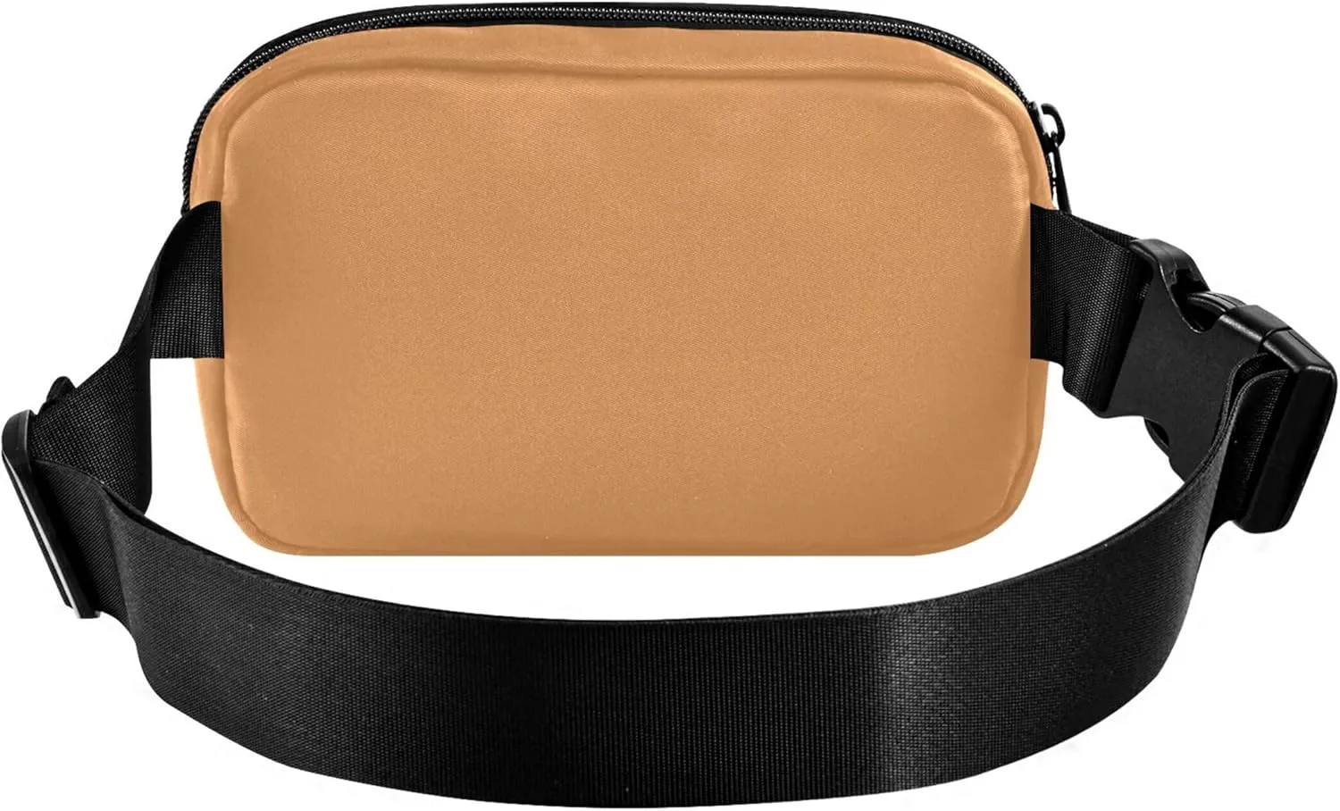 Sand Brown Women Fanny Packs Large Hip Belt Bag Waterproof Bright Color Crossbody Waist Bag