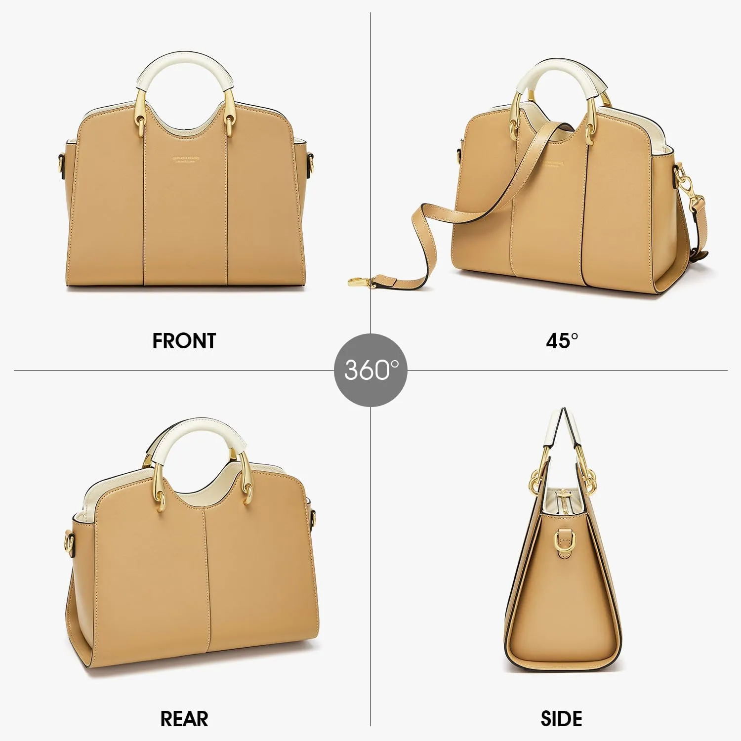 Satchel Bag for Women Fanshion Leather Ladies Top Handle Tote Shoulder Bag Purses and Handbags