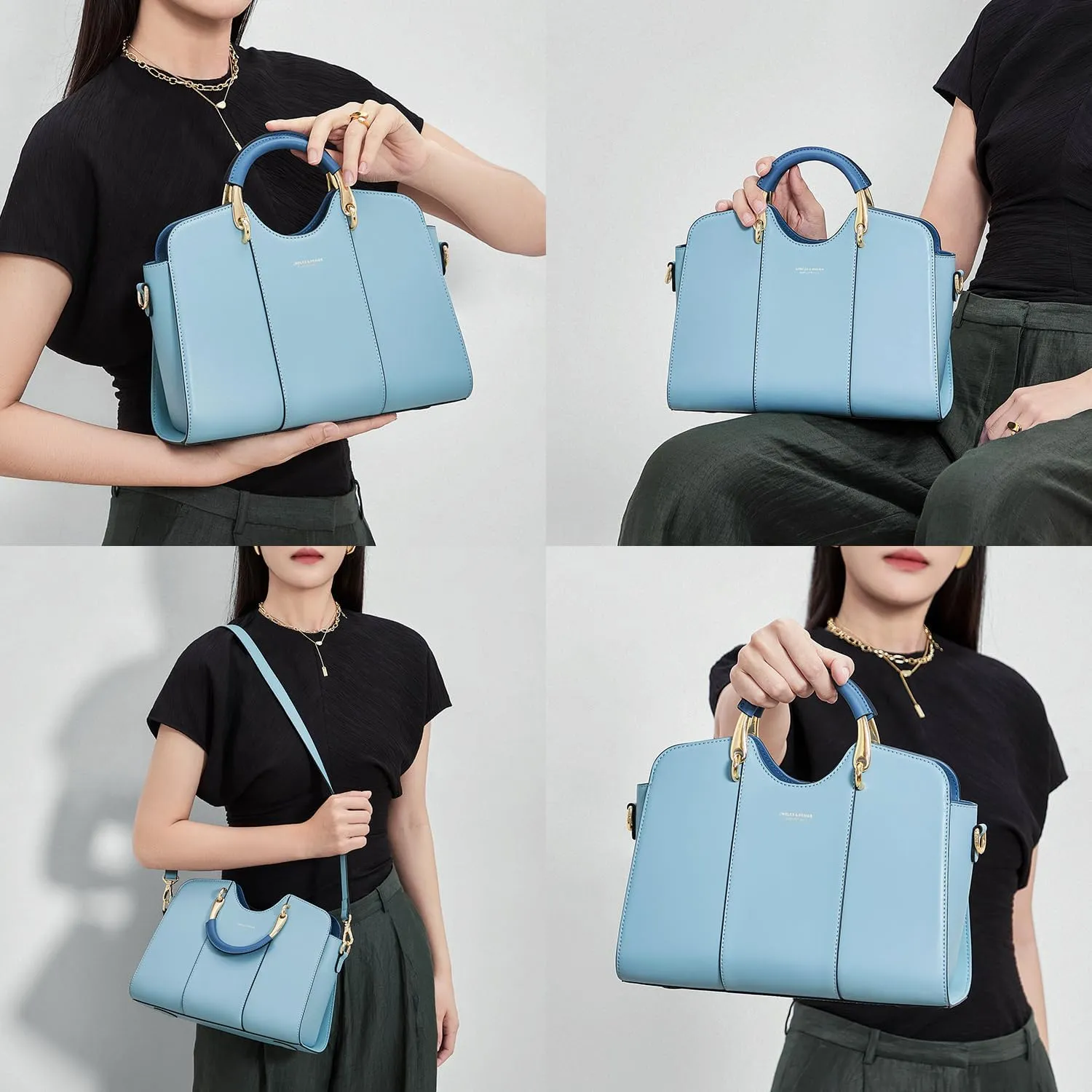 Satchel Bag for Women Fanshion Leather Ladies Top Handle Tote Shoulder Bag Purses and Handbags