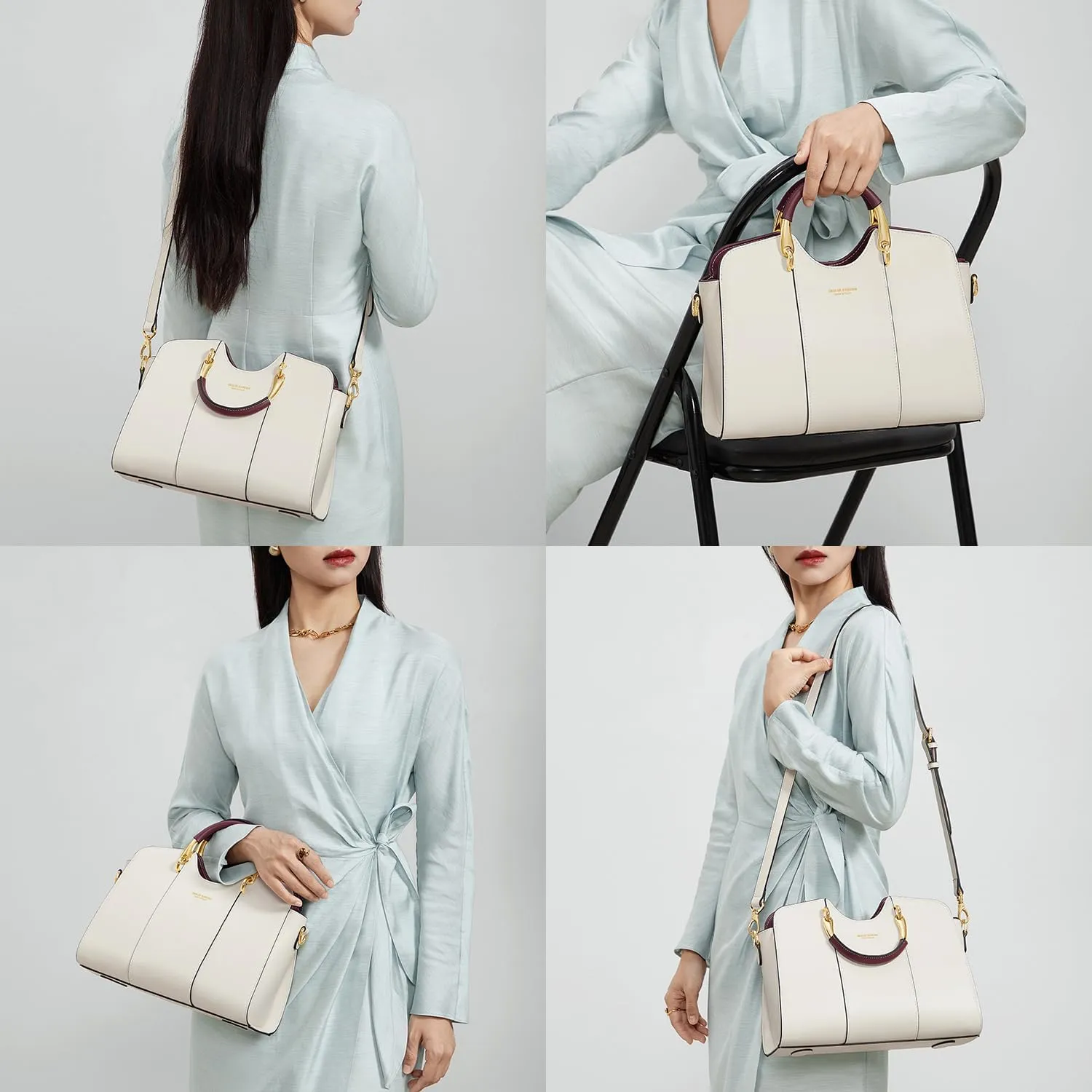 Satchel Bag for Women Fanshion Leather Ladies Top Handle Tote Shoulder Bag Purses and Handbags