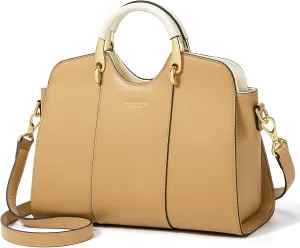 Satchel Bag for Women Fanshion Leather Ladies Top Handle Tote Shoulder Bag Purses and Handbags